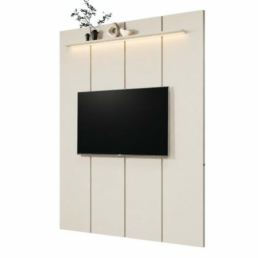 Painel Ripado Para TV até 75¨ LED 180cm Estone 1.8 EDN Off White