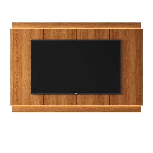 Painel Para TV até 75" Com Led Duplo 180cm Marrocos Lukaliam Jequitiba