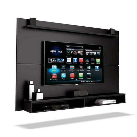 Painel Suspenso Para TV 65 Polegadas Maxi 180cm EDN Preto