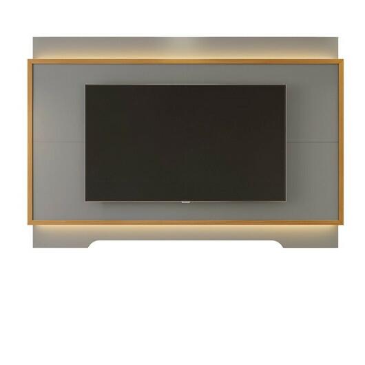 Painel Para TV 75 Polegadas Com LED 2.1 Koly EAX Móveis Cinza/Tauari