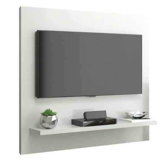 Painel Pequeno Para TV 32 Polegadas 90cm Yan Patrimar Branco