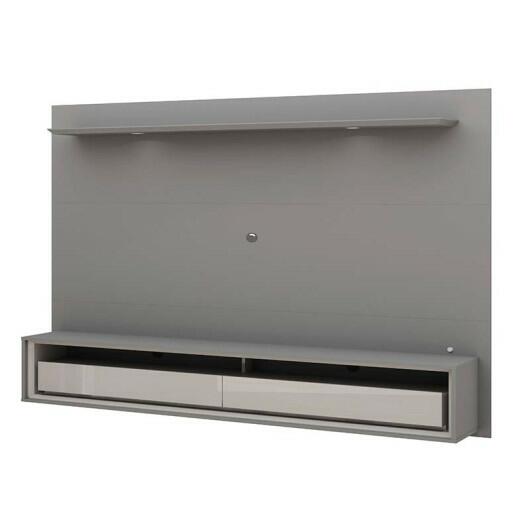 Painel Suspenso Para TV 70 Pol Supreme 1.8 Gelius Cinza/Off White
