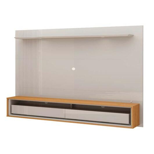 Painel Suspenso Para TV 70 Pol Supreme 1.8 Gelius Off White/Naturale