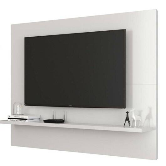 Painel Pequeno Para TV 46 Polegadas 137cm Topázio Patrimar Branco