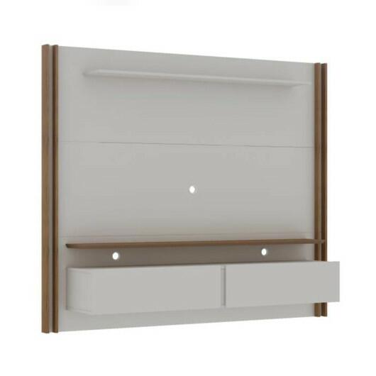 Painel Para TV Até 65 Polegadas Toronto 1.8 Gelius Off White/Madeirado