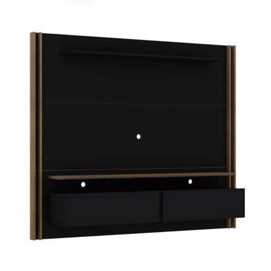 Painel Para TV Até 65 Polegadas Toronto 1.8 Gelius Preto/Madeirado