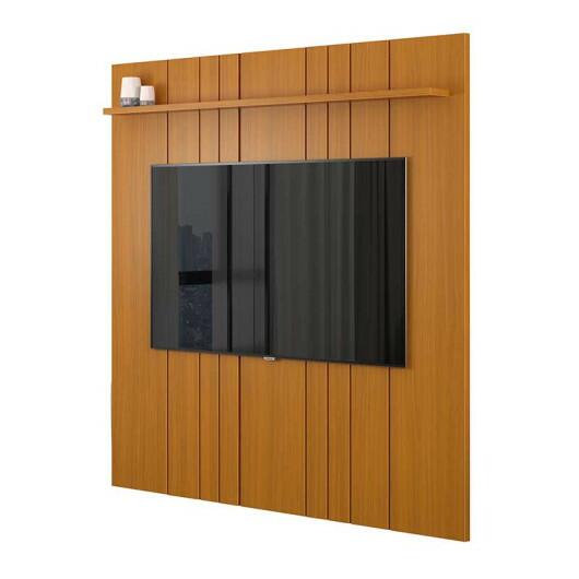 Painel Ripado Para TV 75 Polegadas 180cm Clean 1.8 EDN Cedro