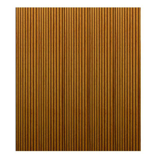Placa Painel Ripado 3D 100% MDF 225cm x 250cm Requinte Gelius Naturale