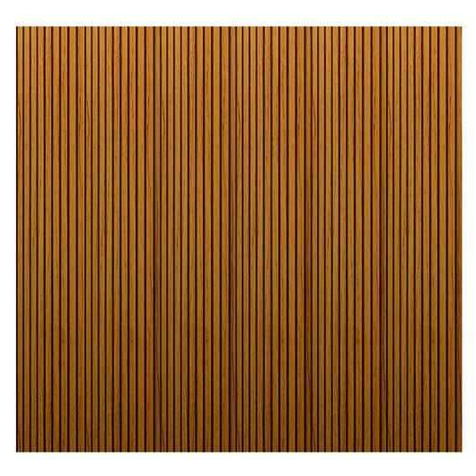 Placa Painel Ripado 3D 100% MDF 270cm x 250cm Requinte Gelius Naturale