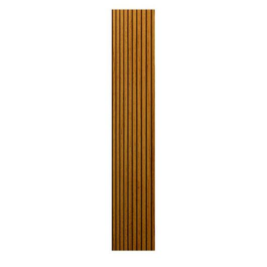 Placa Painel Ripado 3D 100% MDF 45cm x 250cm Requinte Gelius Naturale