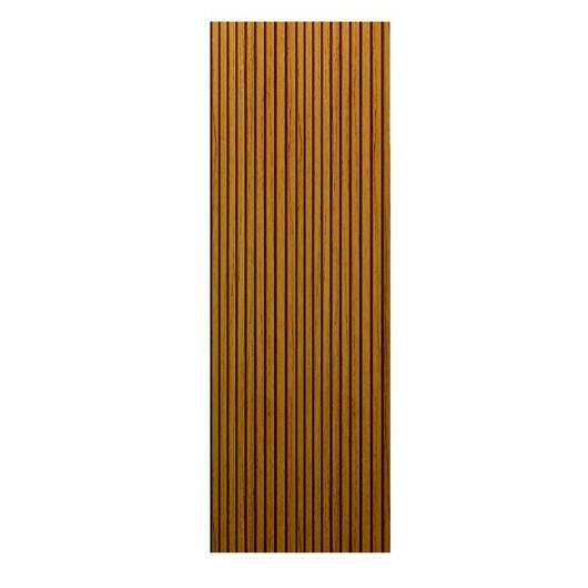 Placa Painel Ripado 3D 100% MDF 90cm x 250cm Requinte Gelius Naturale