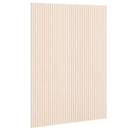 Placa Painel Ripado Madeira MDF 188cm x 240cm Arbo EDN Off White