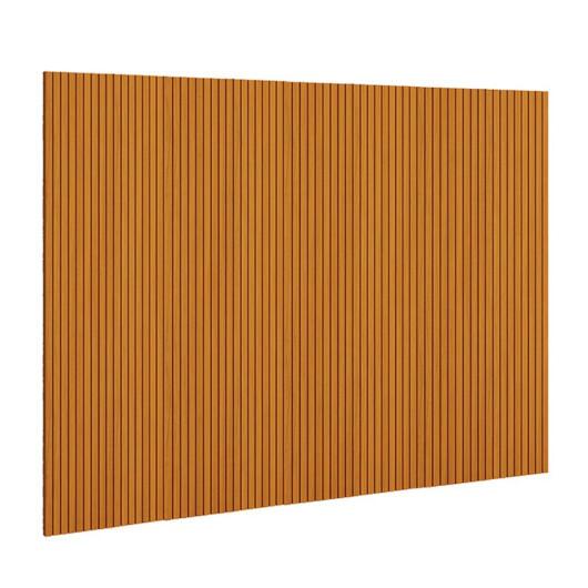 Placa Painel Ripado Madeira MDF 376cm x 240cm Arbo EDN Cedro
