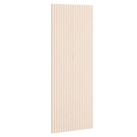 Placa Painel Ripado Madeira MDF 94cm x 240cm Arbo EDN Off White