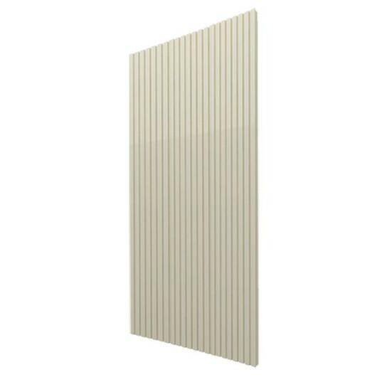 Placa Painel Ripado Nobre 150cm x 250cm Gelius Off White