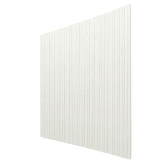 Placa Painel Ripado Nobre 250cm x 250cm Gelius Branco