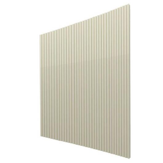 Placa Painel Ripado Nobre 250cm x 250cm Gelius Off White