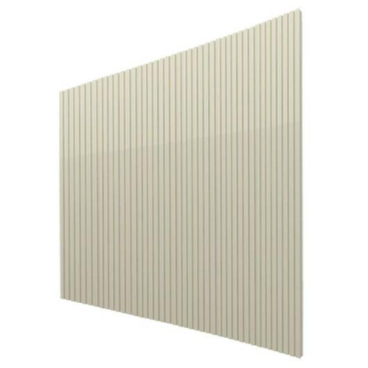 Placa Painel Ripado Nobre 300cm x 250cm Gelius Off White