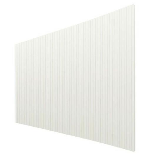 Placa Painel Ripado Nobre 350cm x 250cm Gelius Branco