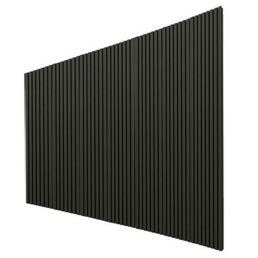 Placa Painel Ripado Nobre 350cm x 250cm Gelius Grafite