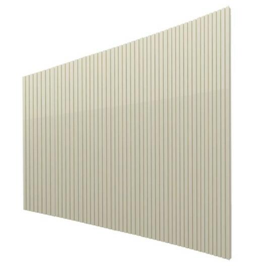 Placa Painel Ripado Nobre 350cm x 250cm Gelius Off White