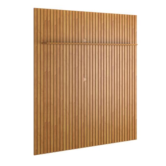 Painel Para TV Ripado 250x230cm Para TV 85 Supremo 2.3 Patrimar Cinamomo