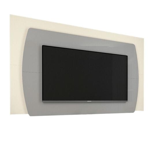Painel Para TV Até 70 Polegadas Sublime 1.8 Gelius Cinza/Off White