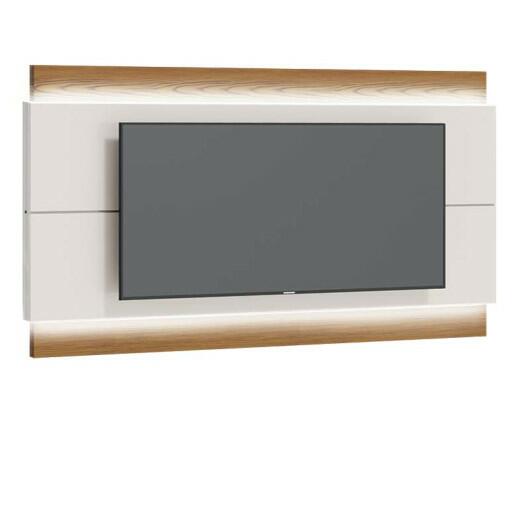 Painel Para TV 75 Polegadas Com Led Classic 2.2 Imcal Off White/Freijó