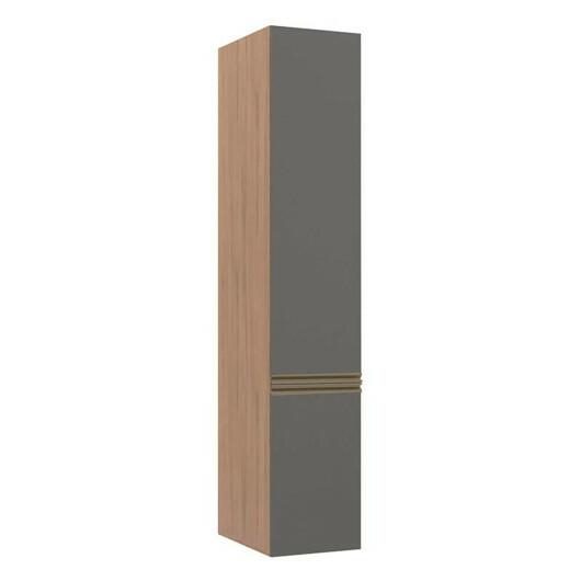 Módulo Paneleiro 40cm 2 Portas 208x40x56cm 100% MDF Cozinha Modulada Gold J Robel Hanover/Cinza Matte