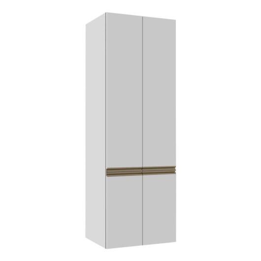 Módulo Paneleiro 70cm 4 Portas 208x70x56cm 100% MDF Cozinha Modulada Gold J Robel Branco/Branco Matte