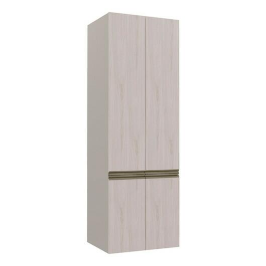 Módulo Paneleiro 70cm 4 Portas 100% MDF Cozinha Modulada Gold Robel Fendi/Aspen