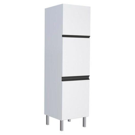 Paneleiro De Aço 60x214 Cozinha Gaia Cozimax Branco