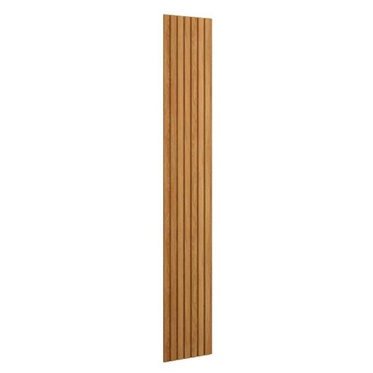 Placa Painel Ripado Slim Bali 42cm x 207cm Lukaliam Freijo