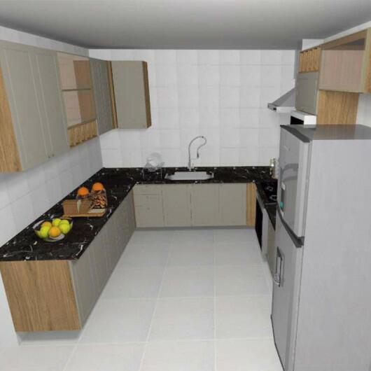 Projeto Cozinha Modulada Felipe Robel Hanover/Fendi