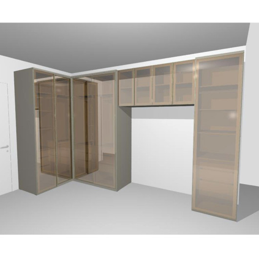 Projeto Quarto Premium Modulado Fabiana Robel Fendi/Reflecta