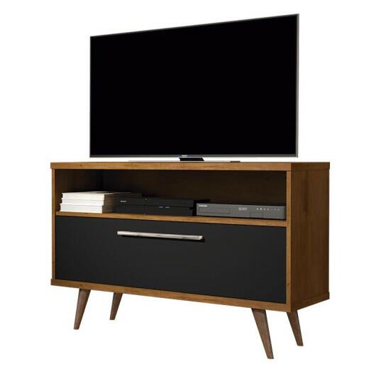 Rack Pequeno Para TV 42 Polegadas 5707 JB Bechara Caramelo/Preto