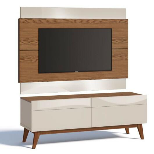 Rack com Painel Para TV Classic 2G 1.4 Imcal Freijo/Off White