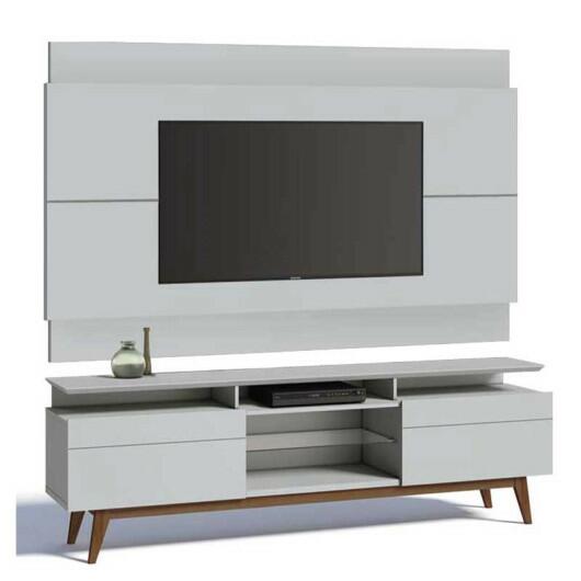 Rack com Painel Para TV Classic Mais 2G 1.8 Imcal Branco