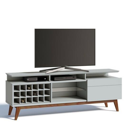 Rack Para Sala TV 65 Polegadas Classic Mais AD 1.8 Imcal Branco