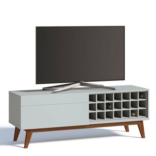 Rack Pequeno TV 55 Polegadas Classic AD 1.4 Imcal Branco