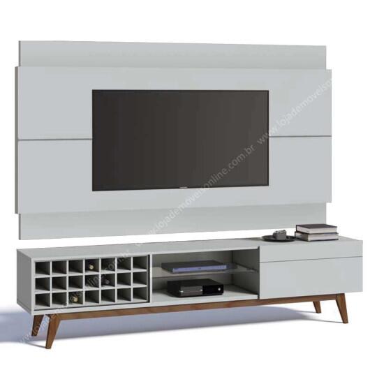 Rack com Painel Para TV Classic AD 2.2 Imcal Branco