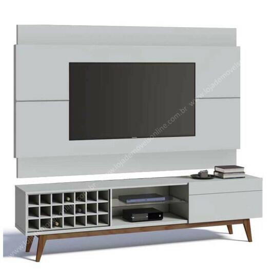 Rack com Painel Para TV Classic AD 1.8 Imcal Branco