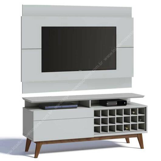 Rack com Painel Para TV Classic Mais AD 1.4 Imcal Branco
