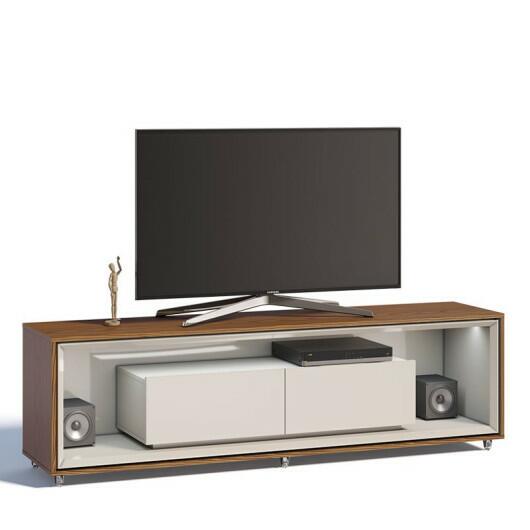 Rack Para TV 65 Polegadas Ópera 1.8 Imcal Off White/Freijó