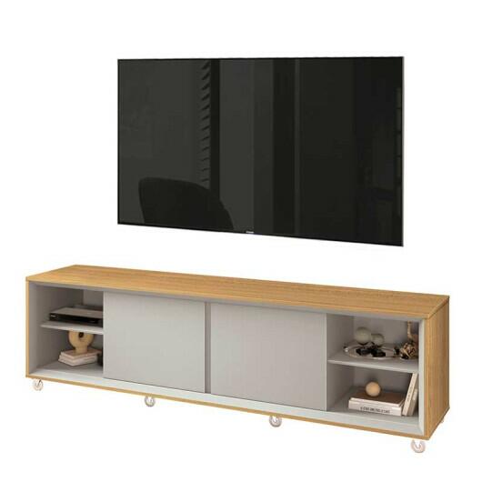 Rack Para TV 1.80cm 75 Polegadas Thor 1.8 EDN Freijo/Fendi