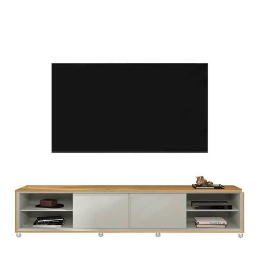Rack Para TV Grande 260cm 75 Polegadas Thor 2.6 EDN Freijo/Fendi