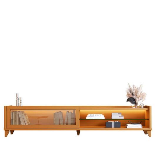 Rack Moderno Com LED 218cm Para TV 85¨ Vellaro 2.2 EDN Cedro