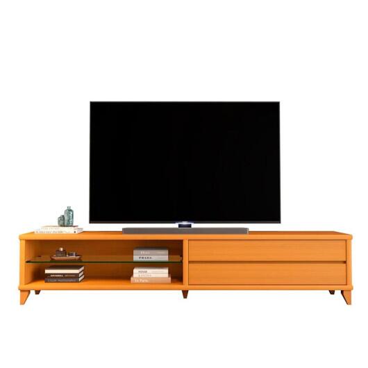 Rack Moderno Sala 180cm Para TV 75¨ Vigo 1.8 EDN Cedro