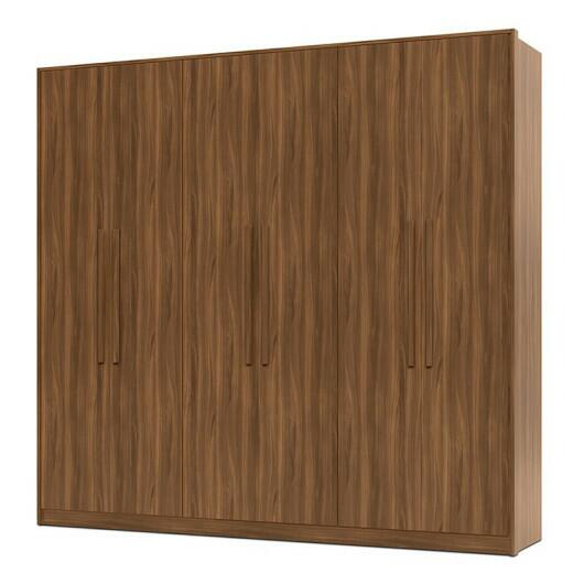 Guarda Roupa Casal 6 Portas 2.5 Alpha Gelius Nogueira