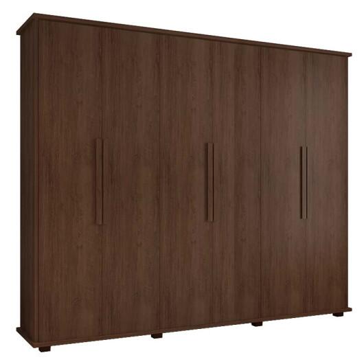 Guarda Roupa Casal 6 Portas 271cm Canada RV Móveis Noce